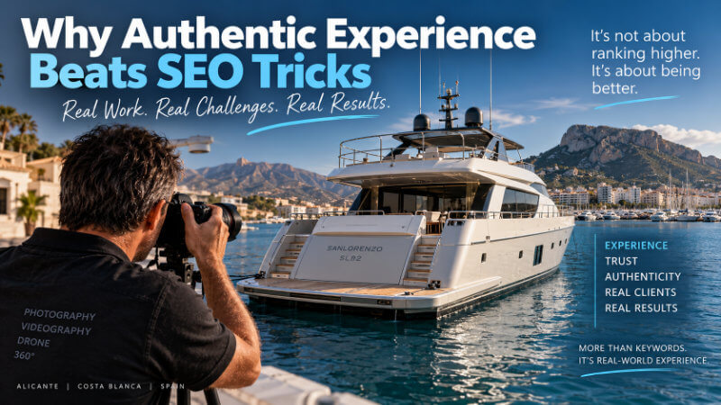 Authentic photography content