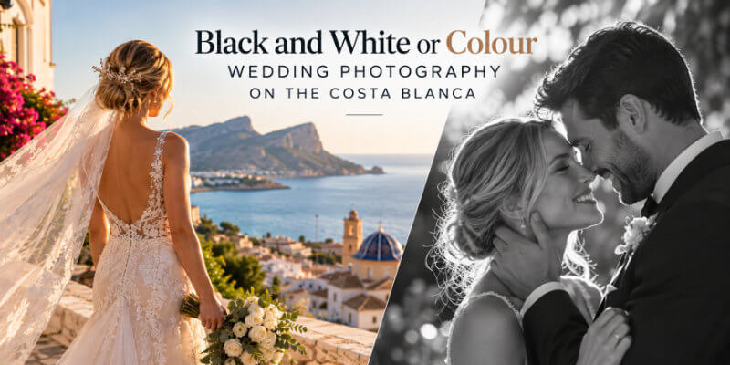 Black and White or Colour Wedding Photography on the Costa Blanca?